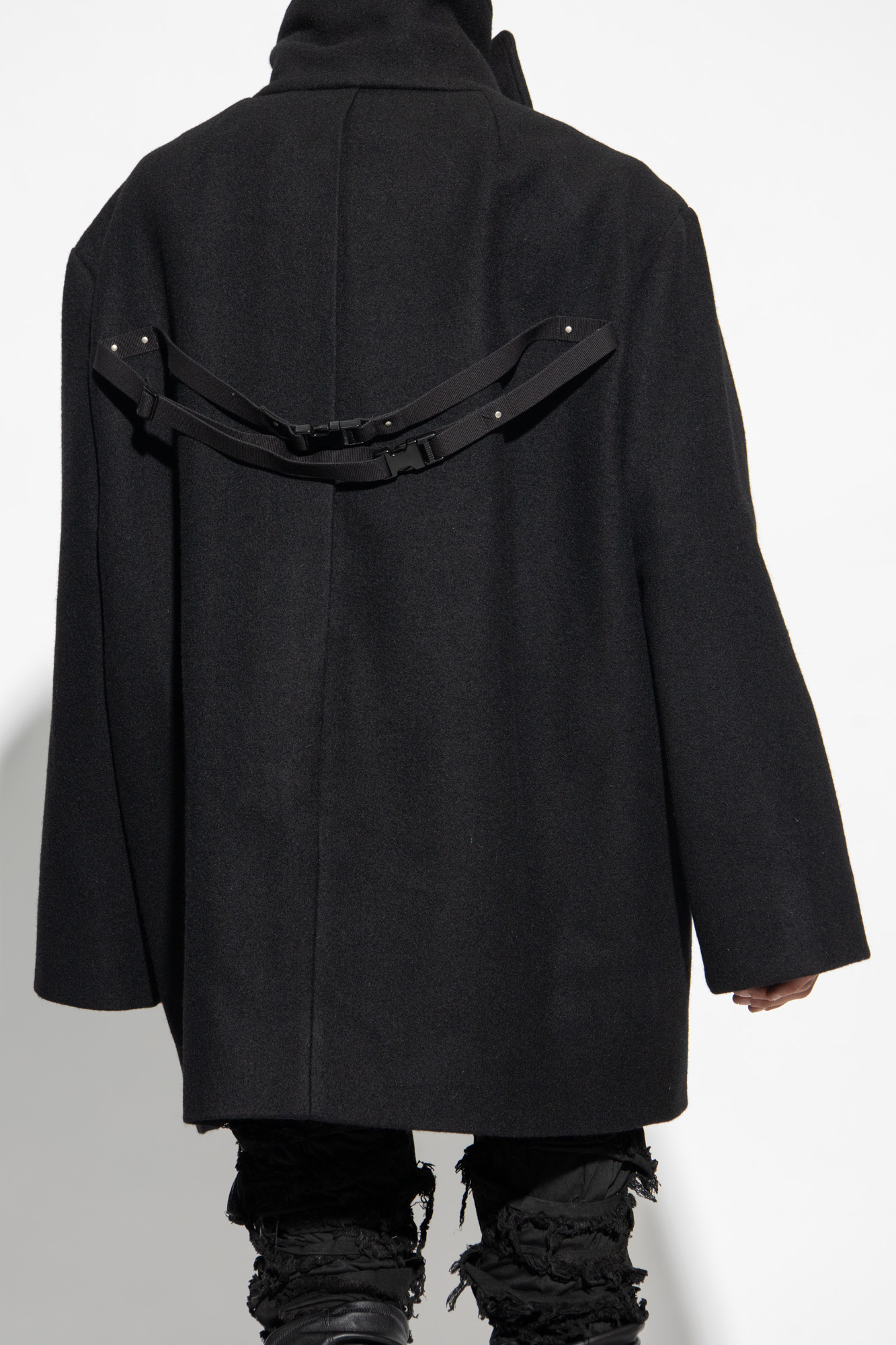 Rick Owens 'Luxor Caban' short coat | Men's Clothing | crest
